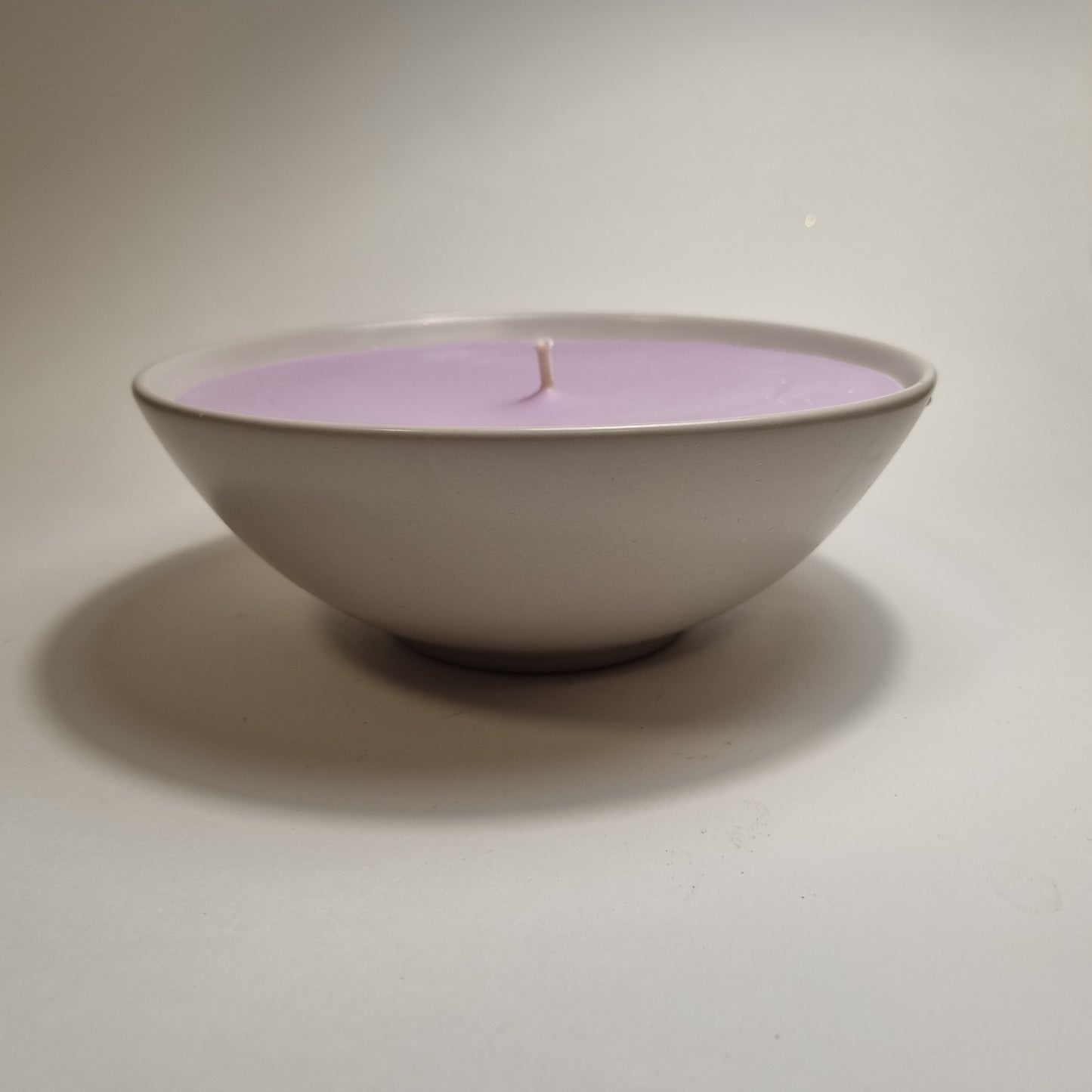 1005 Wachsfresser Schale grau 16 cm Wachs Paraffin/Soja Pink/Opac