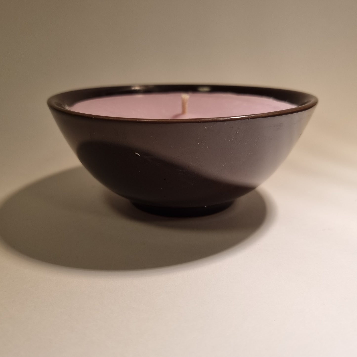 1008 Wachsfresser Schale klein braun 12 cm Wachs Pink/Opac