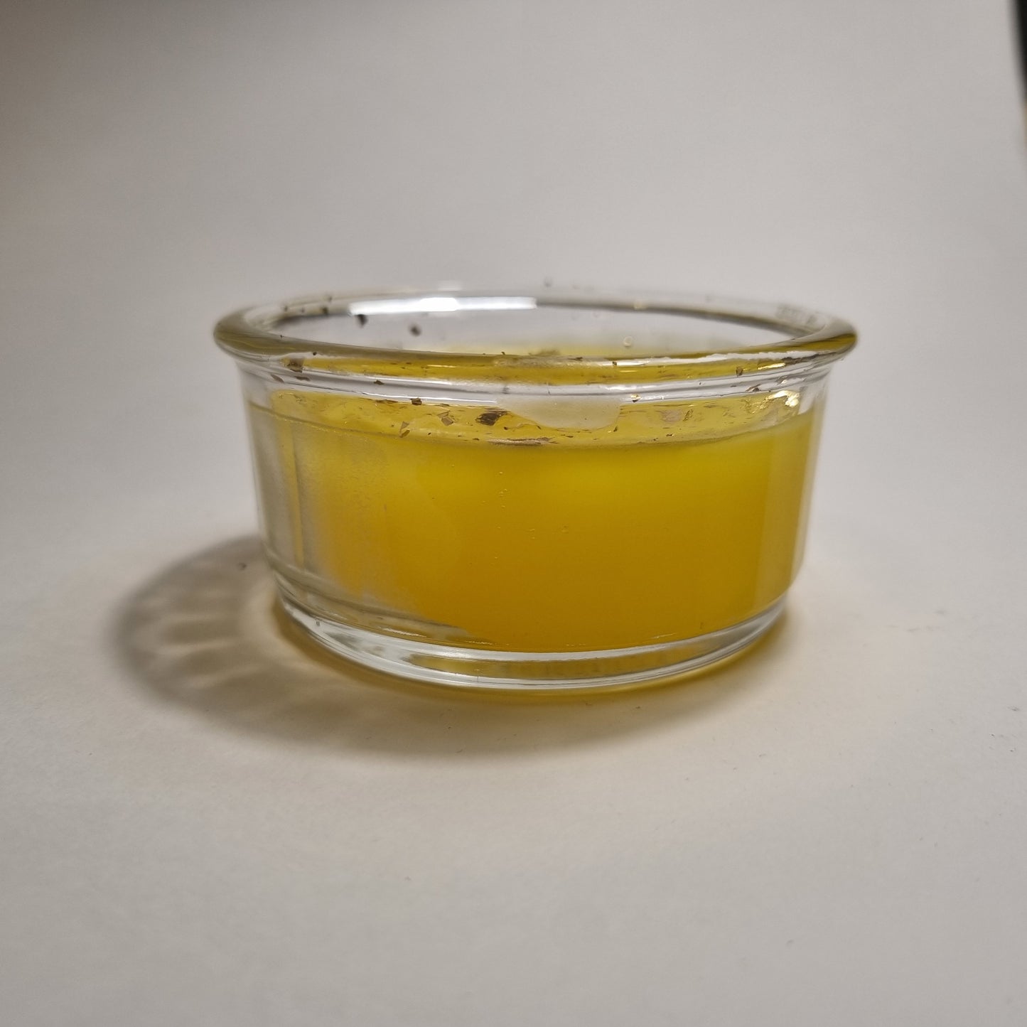 1002 Wachsfresse Mini 8.5 cm Wachs Gelb Deko Gold 24 Karat