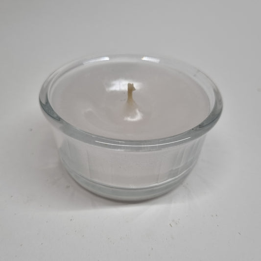 1017 Wachsfresse Mini  Glas klar  8.5  cm Wachs klar