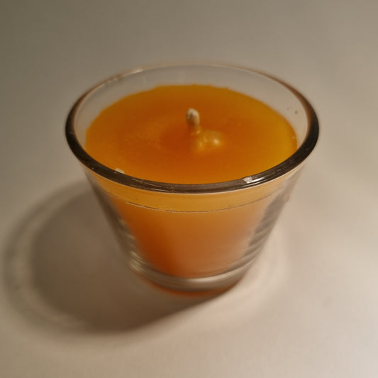 1014  Wachsfresser Mini  Gläsli konisch Orange