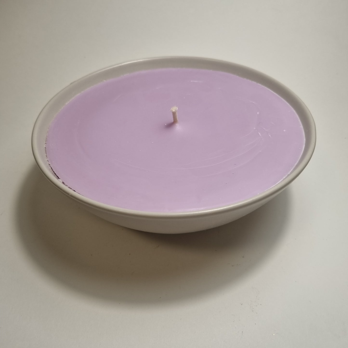 1005  Wachsfresser  Schale  grau  16 cm  Wachs  Paraffin/Soja  Pink/Opac