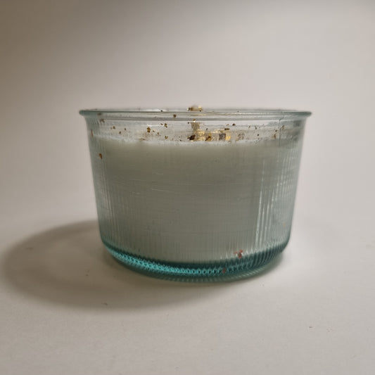 1023  Wachsfresser  Glas Optima  lindengrün  8.5 cm