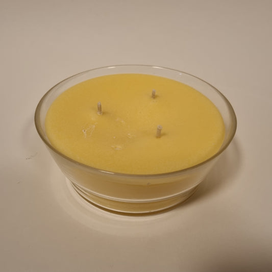 1004  Wachsfresser Schale 14 cm Wachs Farbe gelb/opac