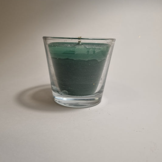 1003  Wachsfresser  Glas   9 cm  Wachs Grün