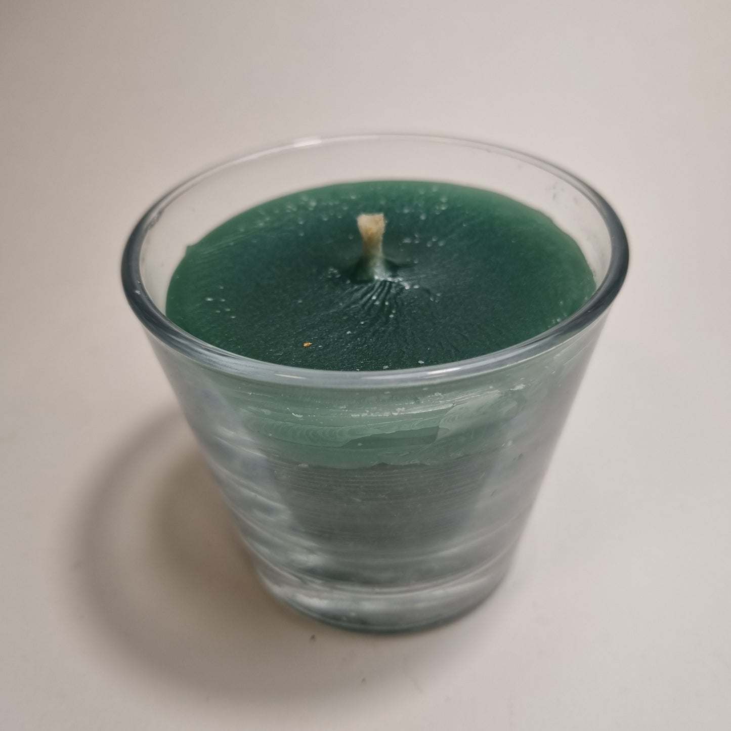 1003  Wachsfresser  Glas   9 cm  Wachs Grün