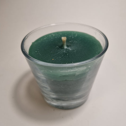 1003  Wachsfresser  Glas   9 cm  Wachs Grün