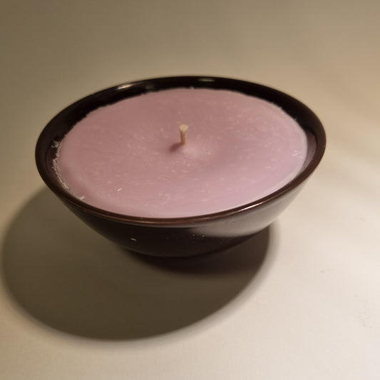 1008  Wachsfresser Schale klein braun 12  cm Wachs Pink/Opac